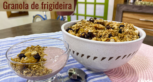 Receita: Granola de Frigideira