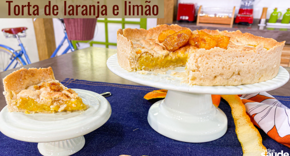 Receita: Torta de Laranja e Limão