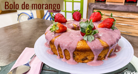 Receita: Bolo de Morango