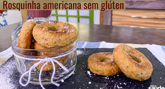 Receita: Rosquinha Americana Sem Glúten