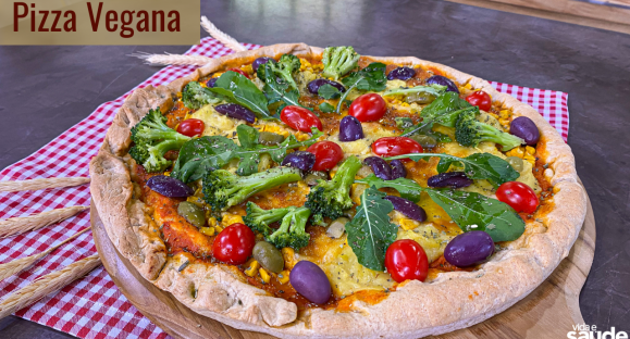 Receita: Pizza Vegana