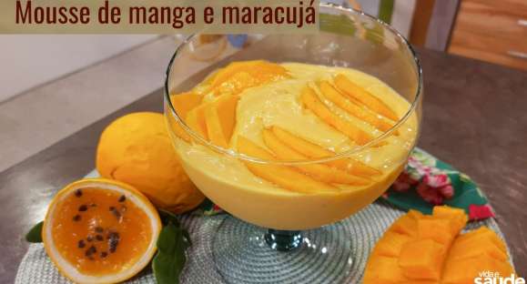 Receita: Mousse de Manga e Maracujá