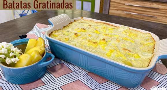 Receita: Batatas Gratinadas