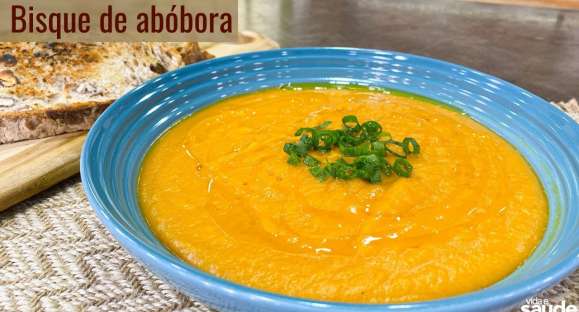 Receita: Bisque de Abóbora