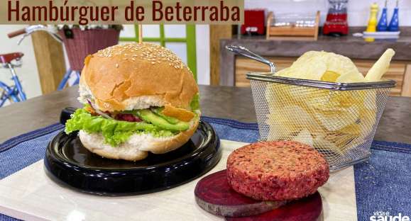 Receita: Hambúrguer de Beterraba