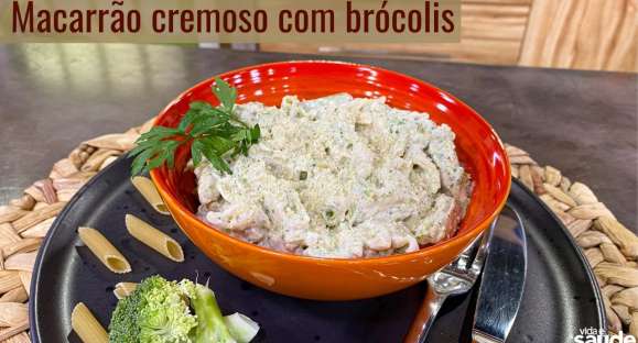 Receita: Macarrão Cremoso com Brócolis