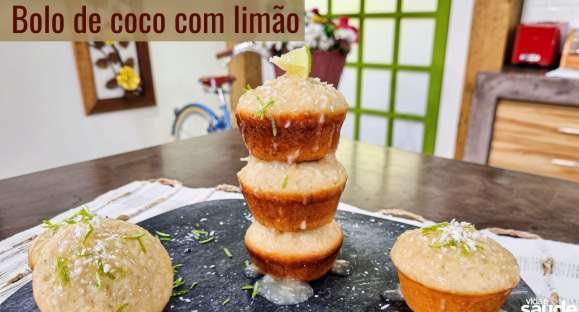 Receita: Bolo de Coco com Limão