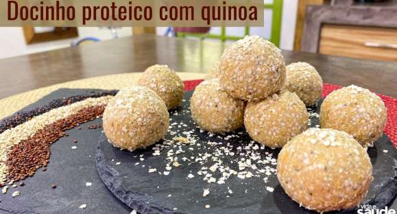 Receita: Docinho Proteico com Quinoa