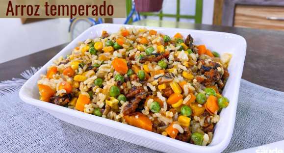 Receita: Arroz Temperado