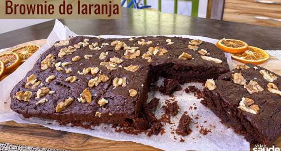 Receita: Brownie de Laranja