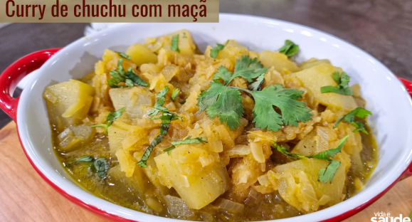 Receita: Curry de Chuchu com Maçã