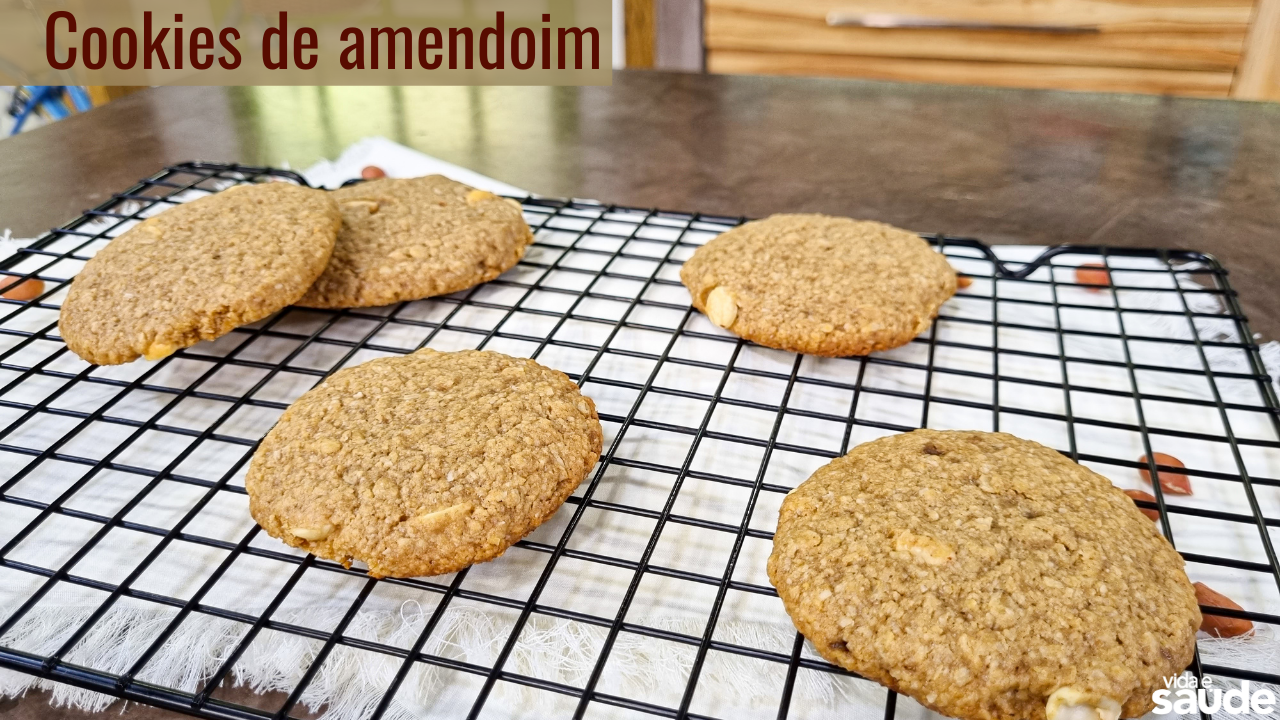 Receita: Cookies de Amendoim