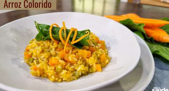 Receita: Arroz Colorido