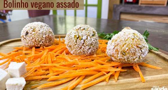Receita: Bolinho Vegano Assado