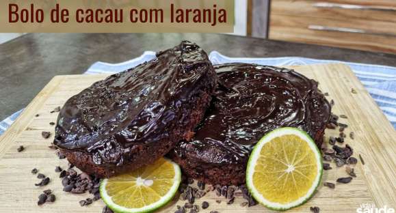 Receita: Bolo de Cacau com Laranja
