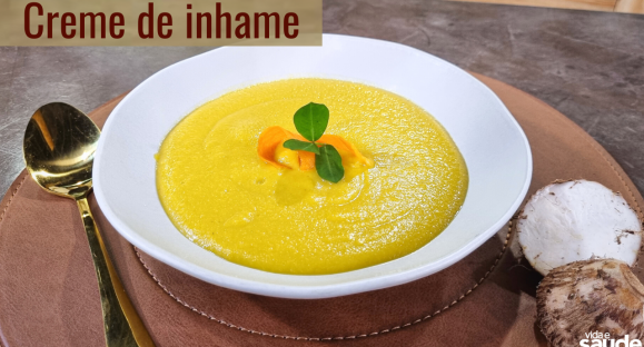 Receita: Creme de Inhame