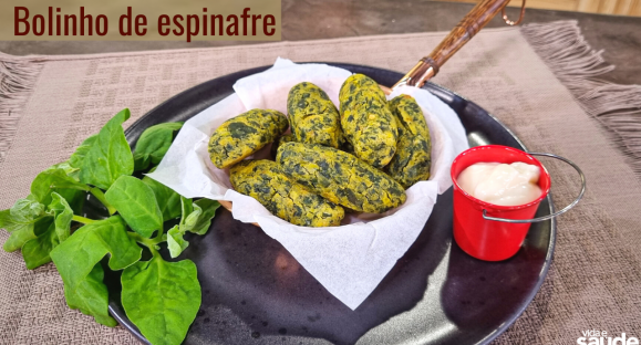 Receita: Bolinho de Espinafre