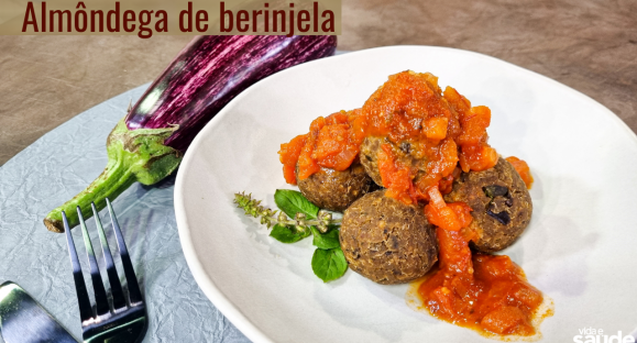 Receita: Almôndega de berinjela