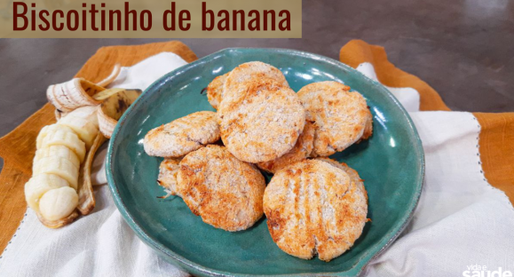 Receita: Biscoitinho de banana