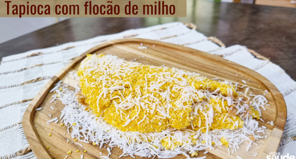 Receita: Tapioca de flocão de milho