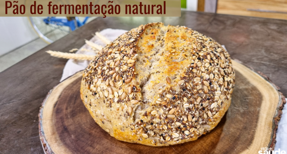 Receita: Pão de fermentação natural