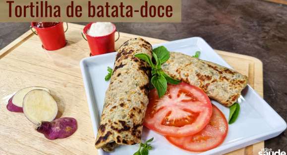 Receita: Tortilha de batata-doce