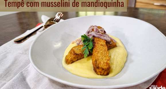 Receita: Tempê com musseline de mandioquinha