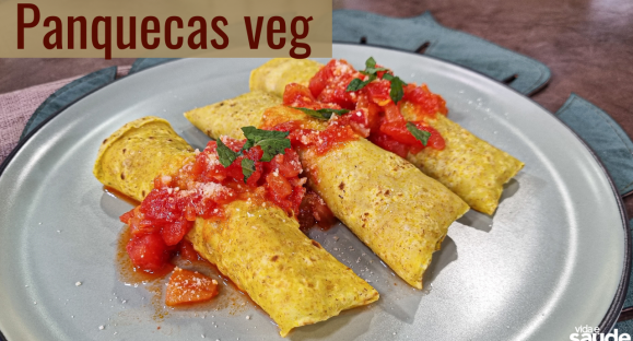 Receita: Panquecas Veg