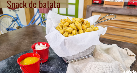 Receita: Snack de batata