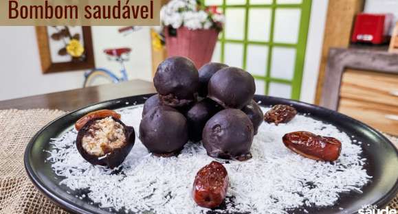 Receita: Bombom Saudável