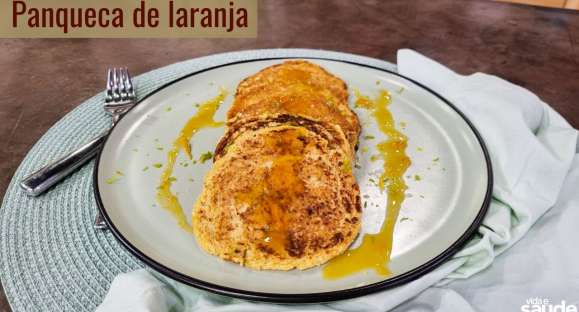 Receita: Panqueca de Laranja