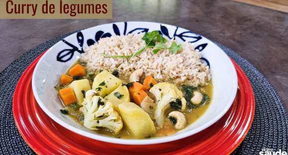 Receita: Curry de Legumes