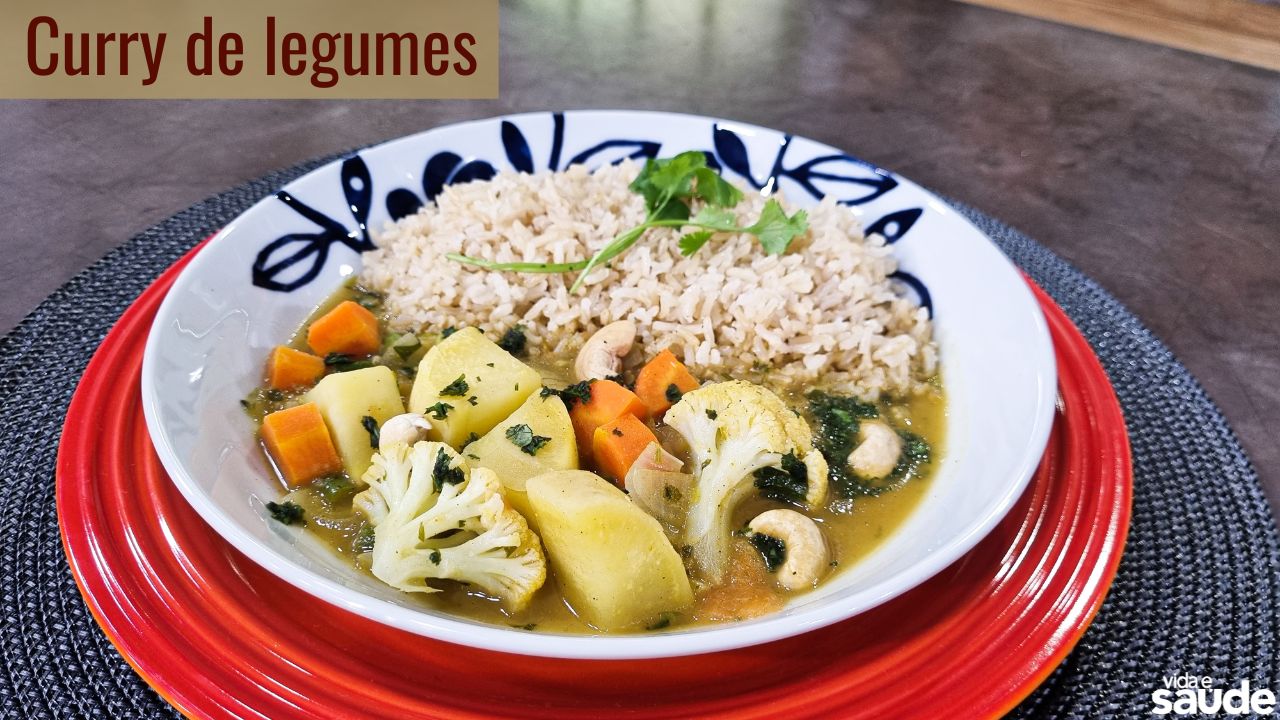Receita Curry de Legumes Rede Novo Tempo de Comunicação