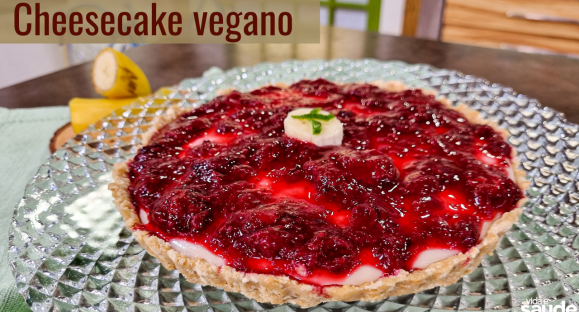 Receita: Cheesecake vegano