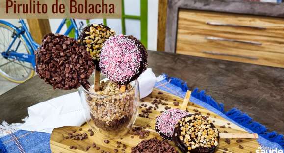 Receita: Pirulito de bolacha