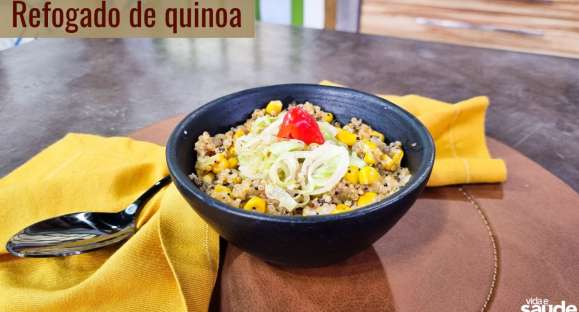 Receita: Refogado de quinoa