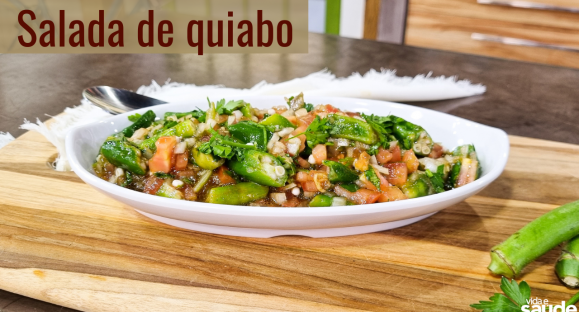 Receita: Salada de quiabo