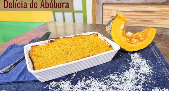 Receita: Delícia de abóbora