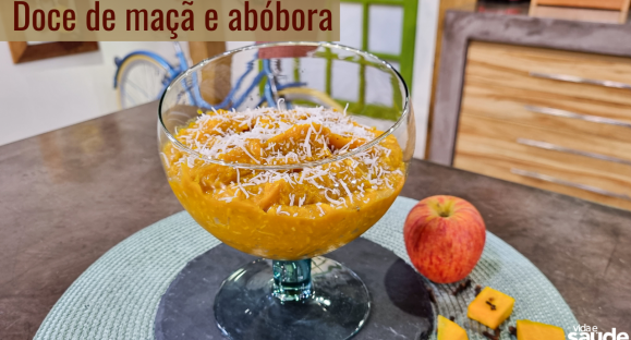 Receita: Doce de maçã e abóbora