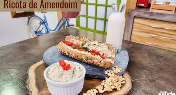 Receita: Ricota de amendoim