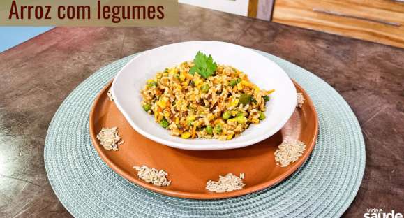 Receita: Arroz com legumes