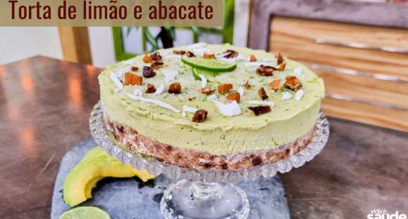 Receita: Torta de limão e abacate