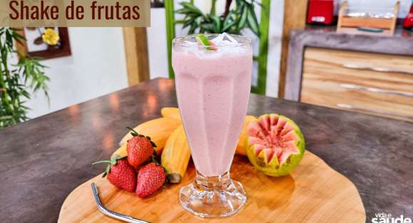 Receita: Shake de frutas