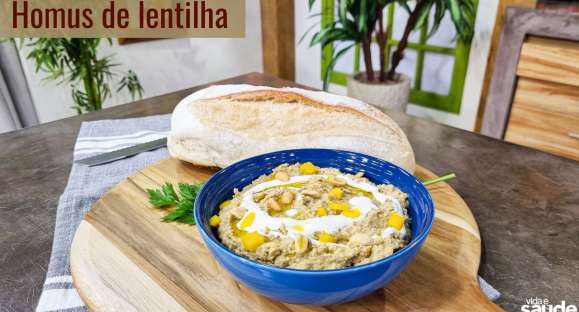 Receita: Homus de lentilha