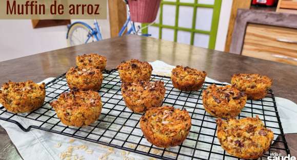 Receita: Muffin de arroz