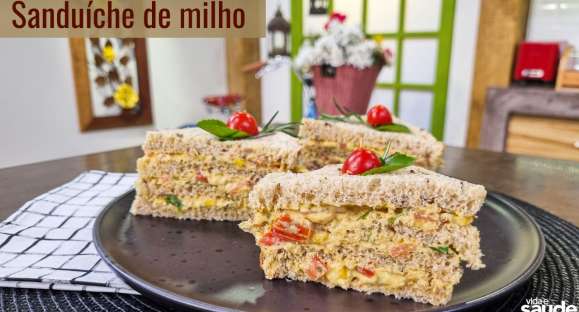 Receita: Sanduíche de milho