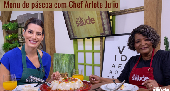 Menu de páscoa com Chef Arlete Julio