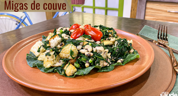 Receita: Migas de couve