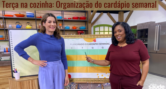 Organização do cardápio semanal com Sheila Procópio