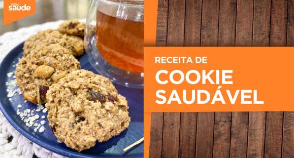 Receita: Cookie Saudável